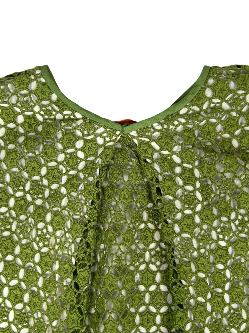 Tory Burch Linda crochet swing top - Medium / Green